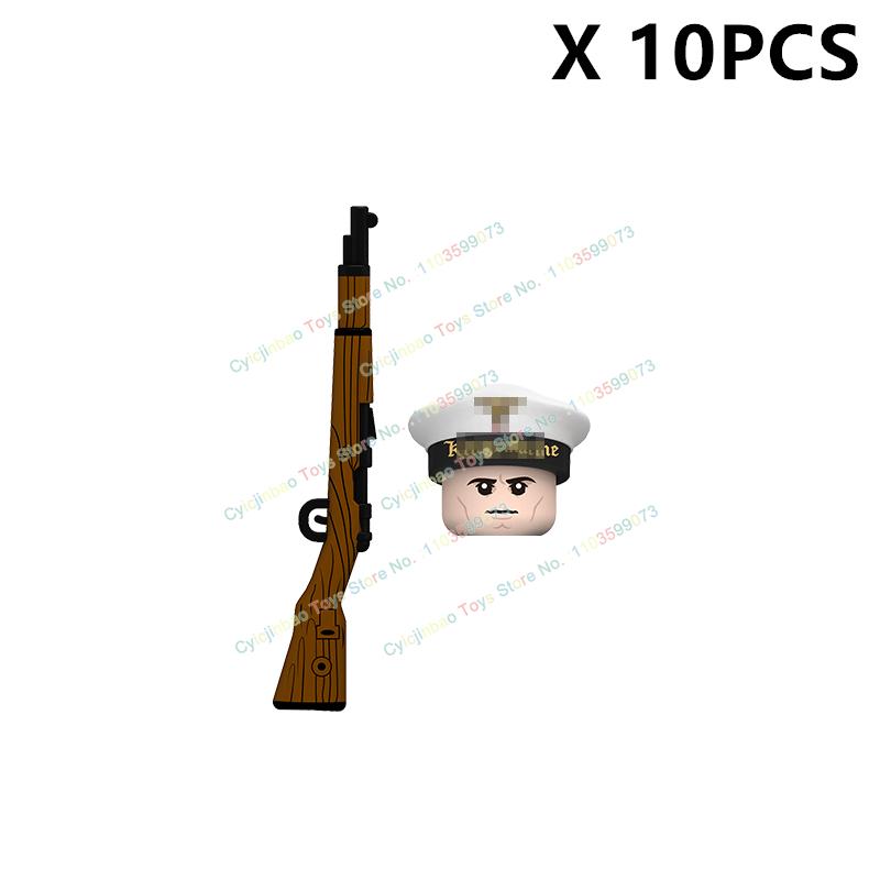 N661-670 NEW Military infantry Soldies Warriors Action Figures Building Blocks Accessories Collection Children's Toys Gifts