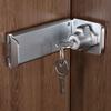 New Stainless Steel Door Clasp Lock 90 Degree Anti-theft Door Latch Right Angle Burglar-proof Door Hasps Shed Gate