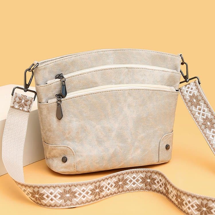 

Vintage tote bag women s ethnic style shoulder bag off білий колір