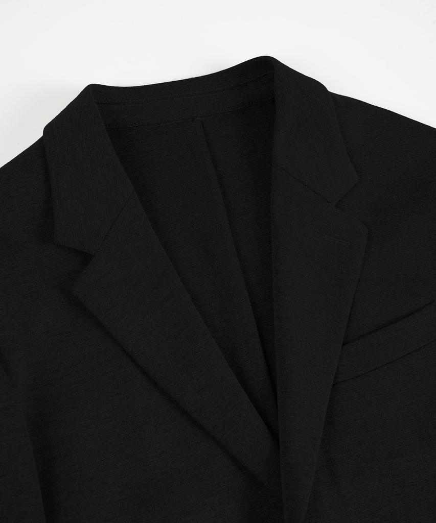 Birbante Comfort Stretch Setup Blazer Jacket - Black