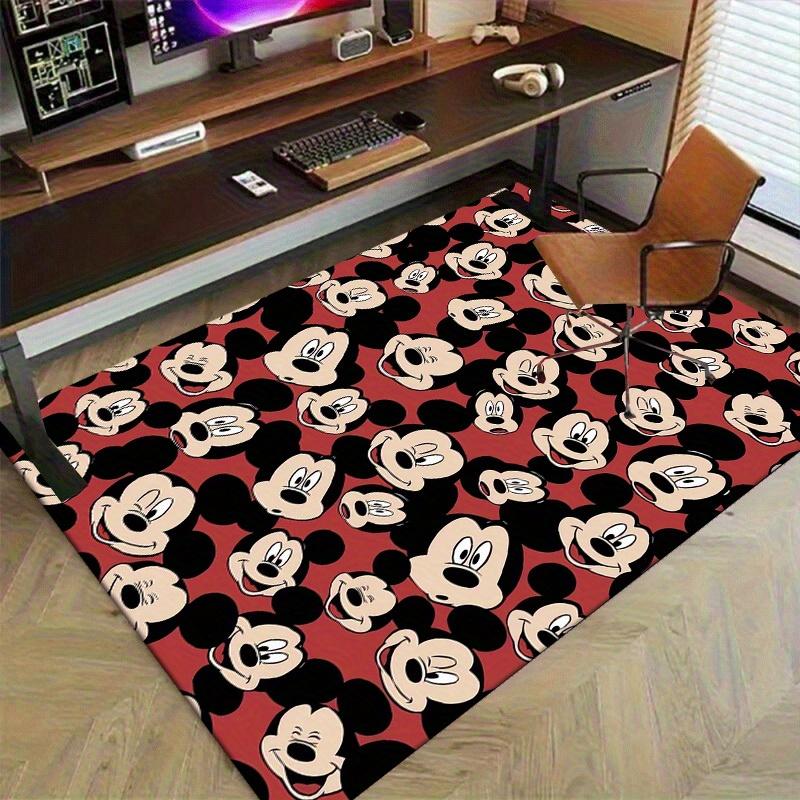 1pc,Mickey Mouse Patterned Rug - Perfect for Home Decor, Office Carpet, Chair Cover, Outdoor Use, and Gift IdeasH036