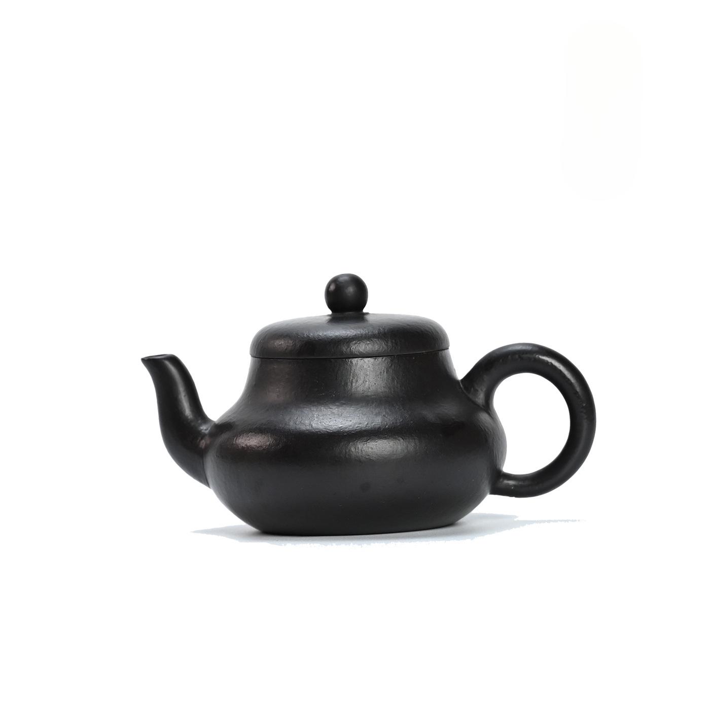 

110ml Elegant Yixing Purple Clay Teapots Handmade The Virtue Of Covering The Ashes Pot Raw Ore Zhu Mud Kettle Zisha Tea Set Gift