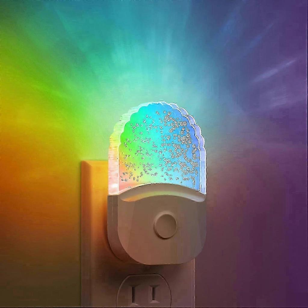 Night Lights Plug Into Wall, Color Changing Night Light for Kids