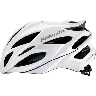 Cyklistická helma OGK KABUTO perleťově bílá, oficiálně schválená JCF STEAIR-X2 velikost XXL/XXXL (Obvod hlavy 63-66 cm)