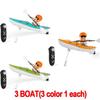 Rc Boat Kayak Racing Ship 2.4G Remote Control Rowing Boat Paddling Water Competition Games Summer Outdoor Toy for Boys Kids Gift