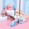 Cute Plush Labubu Keychain DIY Accessories Toy Gift 1pcs