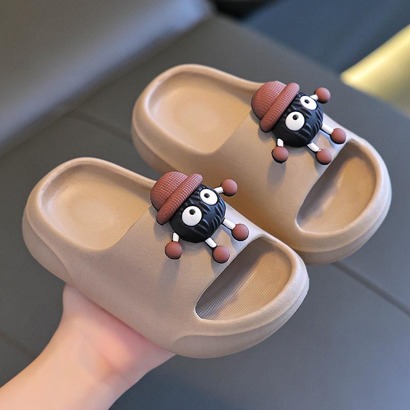 Children's Non-Slip EVA Bathroom Slippers - Thick Sole, Odor-Free, Unisex Indoor Footwear