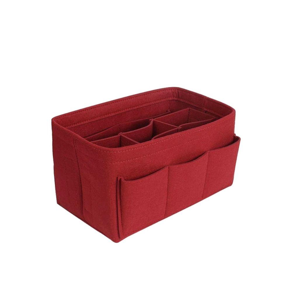 Lightweight Travel Tote Bag Divider Zipper Closure Storage Pouch Toiletry Container  Daily Storage