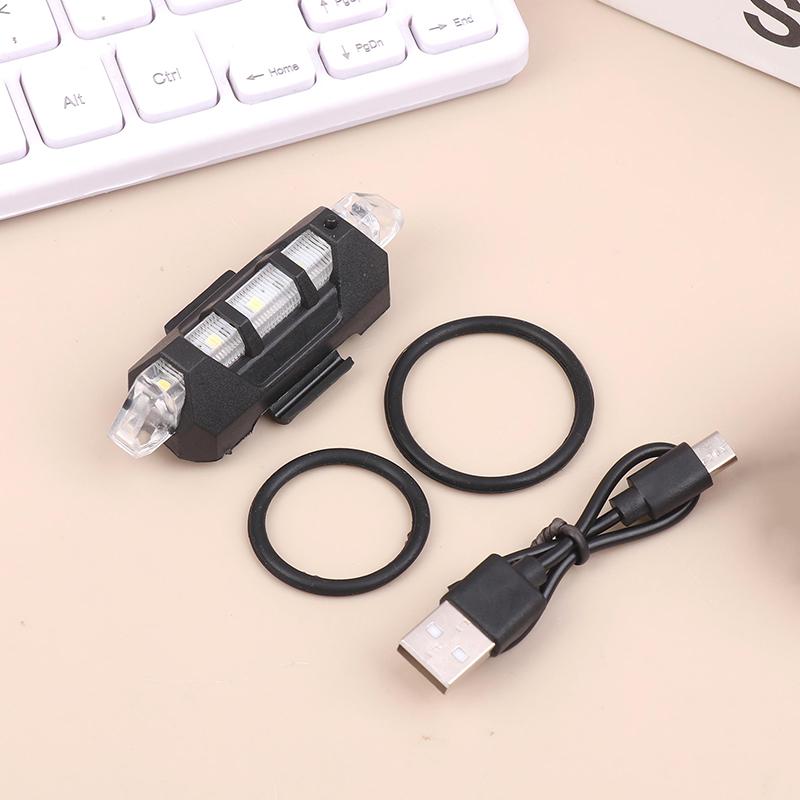 Usb Rechargeable Waterproof Bike Taillight Outdoor Night Cycling Light Night Warning Light For Mountain & Road Bike Accessories