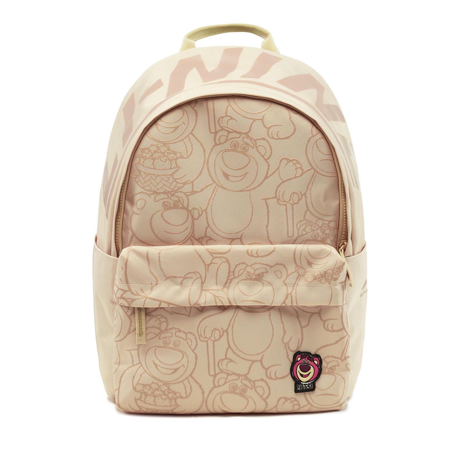 Li Ning Polyester Backpack Unisex Milk Tea Yellow ABSU369-2