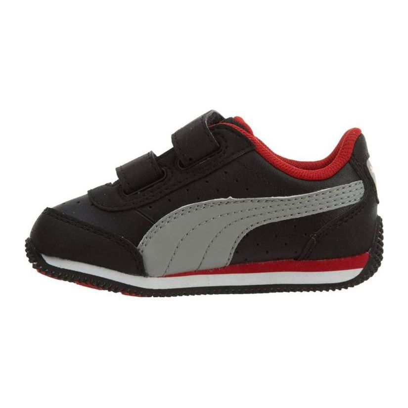 

Puma Кроссовки Speed Light Up Toddler Black Grey Red 357640-07