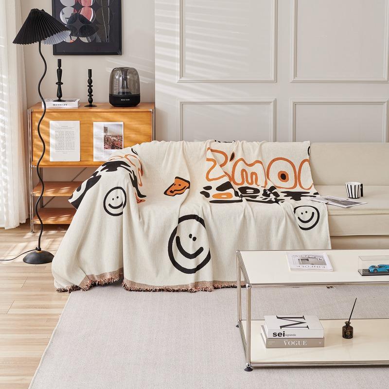 Anti Cat Scratch AB Double-sided Sofa Cover Cloth Machine Washable Chenille Jacquard Sofa Cover
