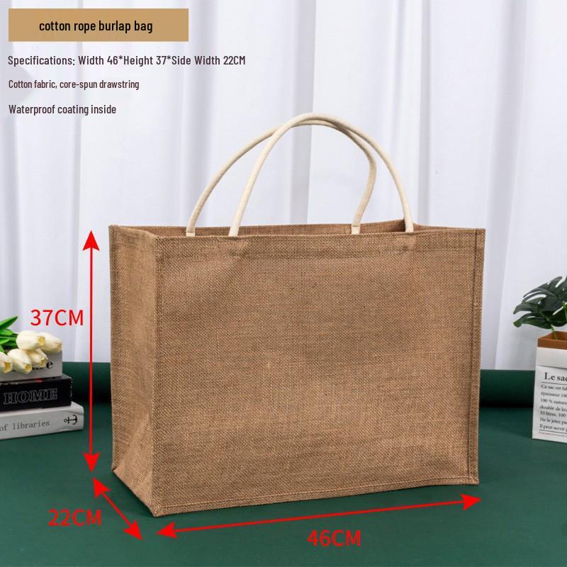 MUJI Linen Canvas Tote: High-End Commuting and DIY Gift Bag