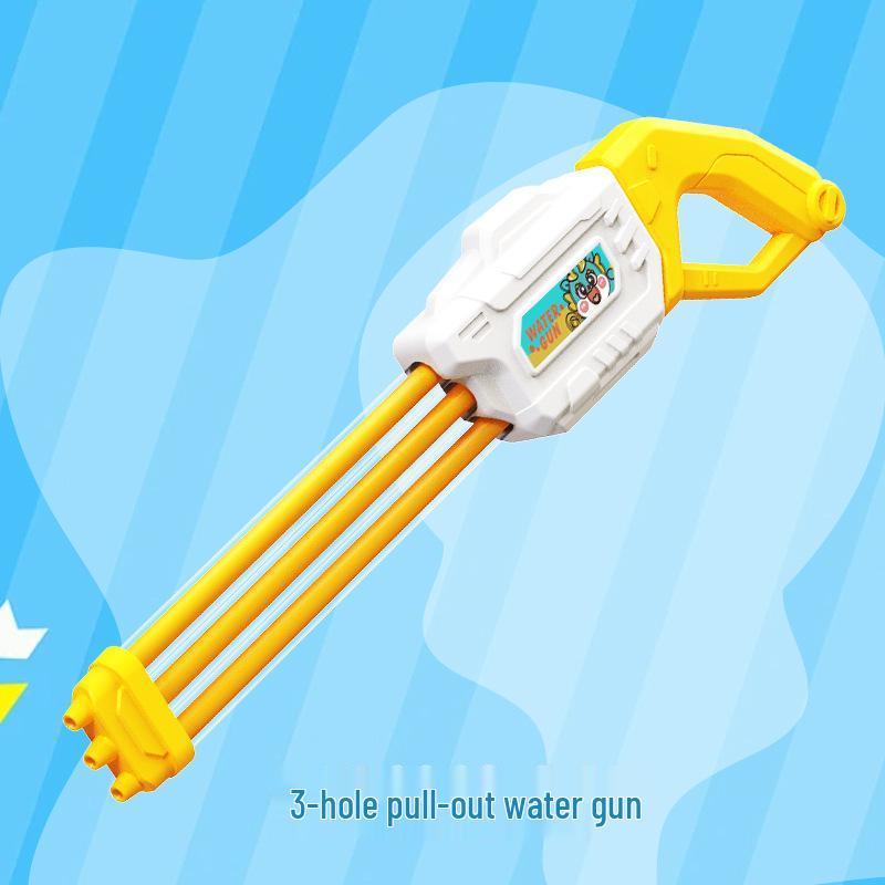 Multi-Hole Water Cannon Toy for Beach Play