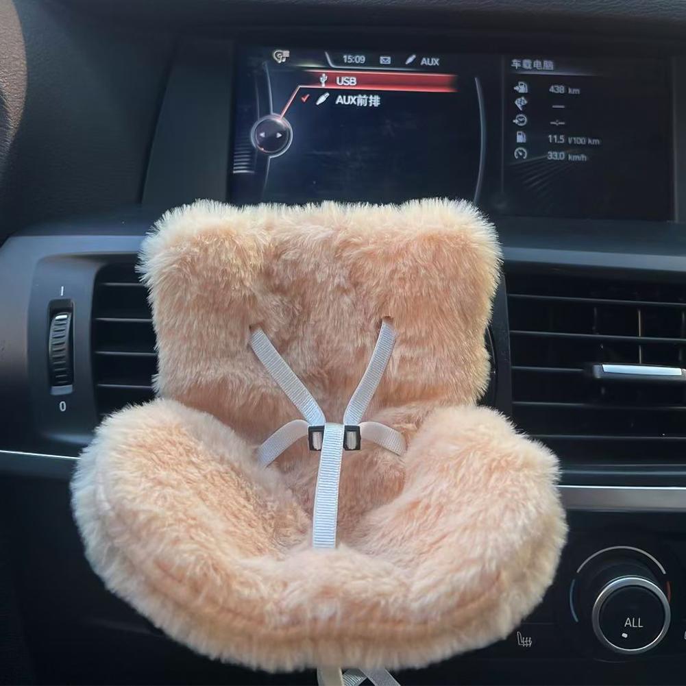 

Подходит для 17 см милой куклы, милого автомобильного сиденья безопасности, украшения для воздуховода автомобиля, украшения для салона автомобиля