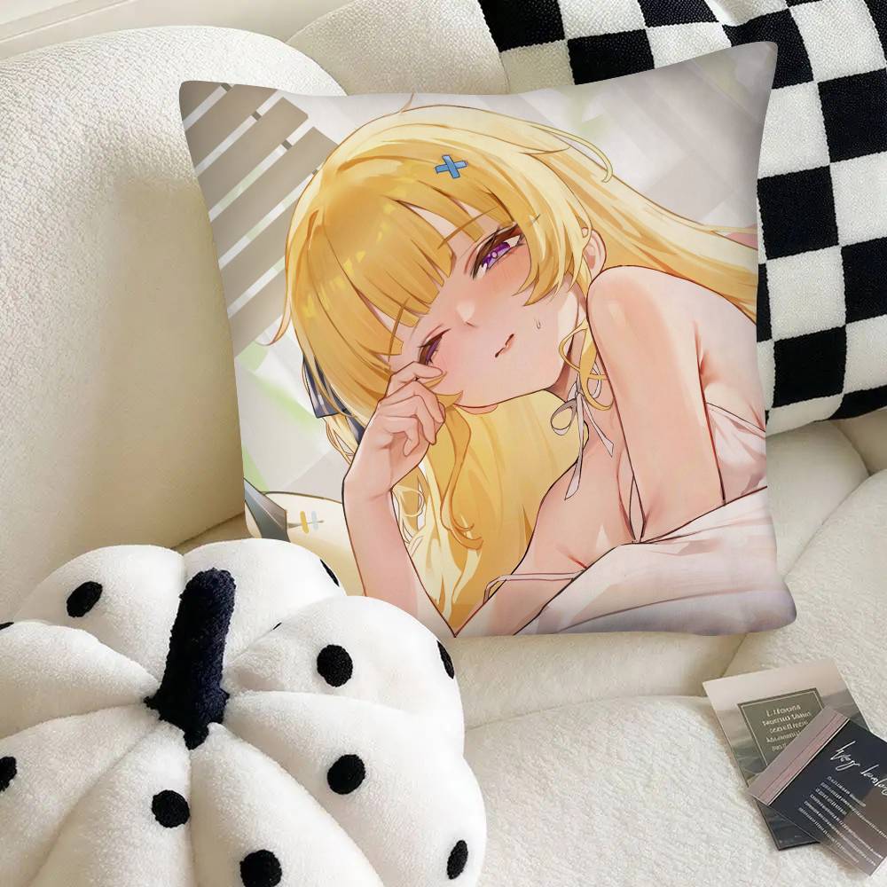Phoebe Hot 3D Game Wuthering Waves Pillow Case Square Pillow Bedroom Sofa Leisure Comfort Cushion Car Home Decoration