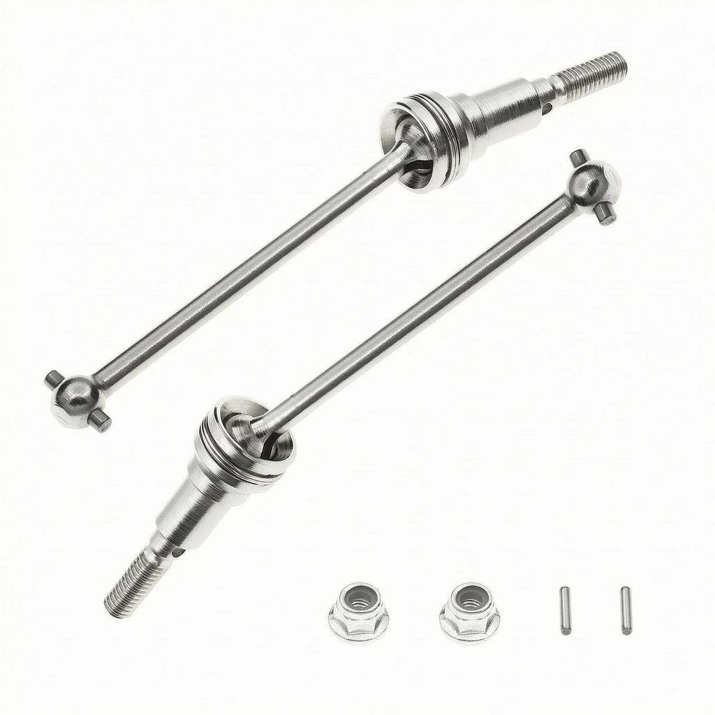 Replacement Drive Shaft Pair Machined Metal CVD Set Ball Joints