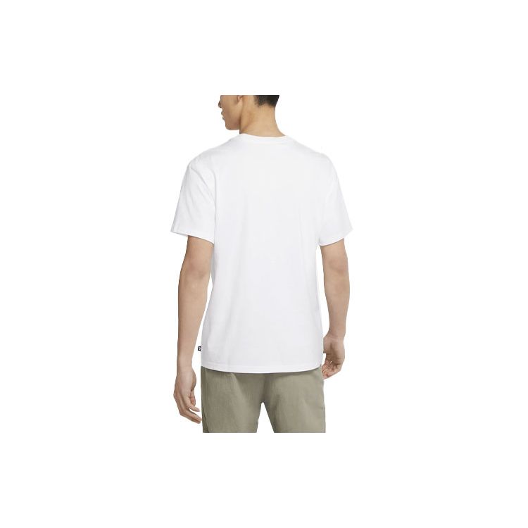 Nike SB Skateboard Crew Neck Short Sleeve T-Shirt Men Tops White DD1307-100