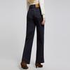 TaTu Women's Retro Wide-Leg Denim Jeans