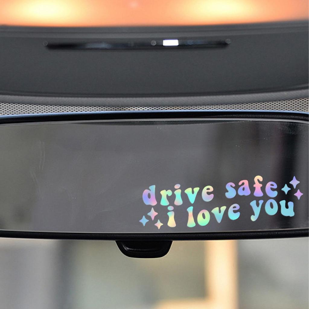 Car Window Decal, Car Decal Sticker Decor | Car Rearview Mirror Reflector Decal Decor