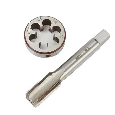 HSS M20x1.5mm Závitník & M20 X 1.5mm Závitnice Metrický Závit Pravotočivý Rychlořezná Ocel Strojní Závitník Vrták Kulatá Závitnice