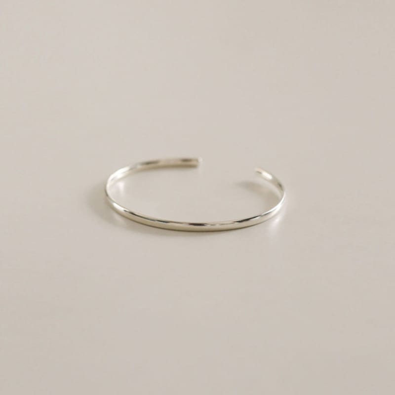 modernlike Silver 925 C Open Bangle Bracelet