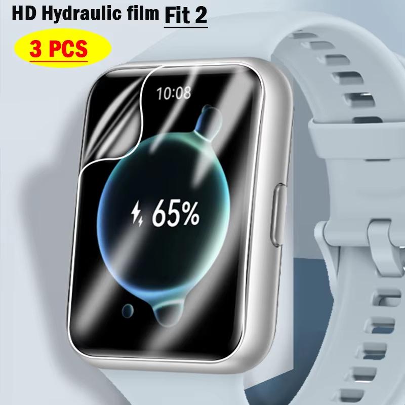 Huawei Fit 2 Hydrogel Film: HD 9D Ultra-Thin Protective Film for Huawei Fit 1/2 Watch.