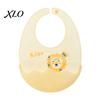 Lightweight Baby Bibs Silicone Bib with Food Catcher Pocket, Waterproof Travel Friendly Babies Feeding Bib, Foldable Adjustable for Infant Toddler