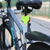 Car Safety Warning Reflective Ribbon Heart High Brightness PVC Streamer Pendant Night Driving Visibility Decor Pink Blue Yellow