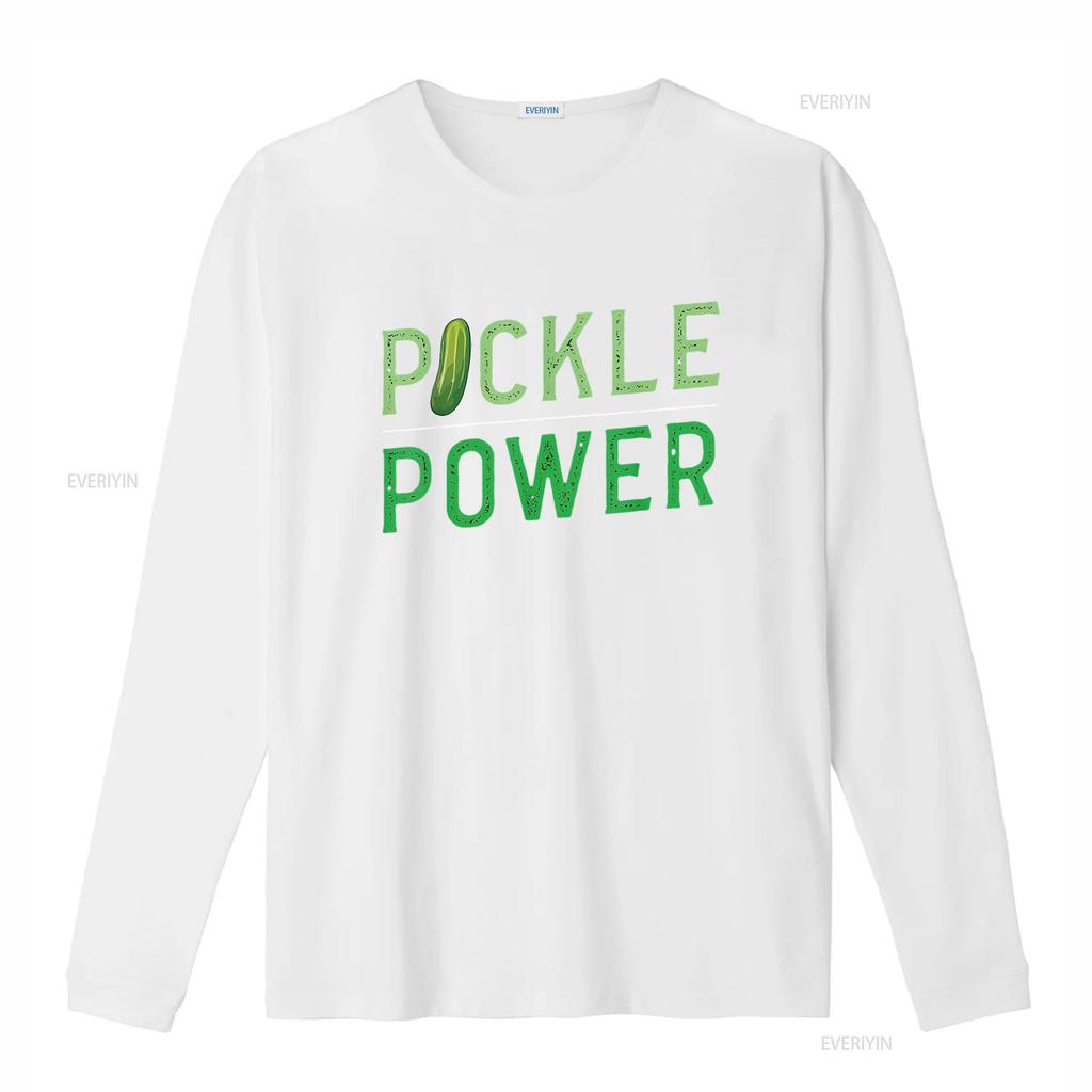 Heren Pickle Powers Groente Energiebron Gezond Leven T-shirt Zwart 4XL vintage Gewassen Zacht homme Stijlvol Unisex