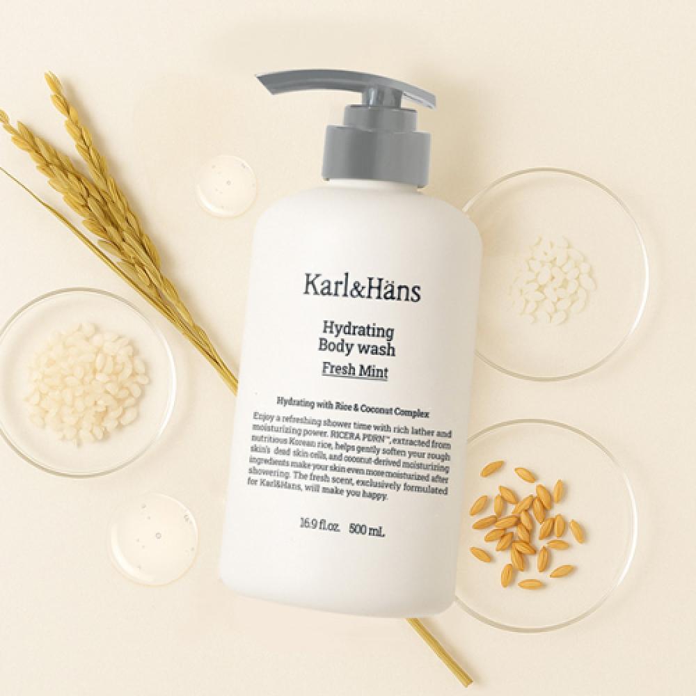 Karlnhans Hydrating Body Wash Fresh Mint 500ml NONE