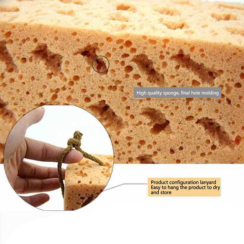 2pcsCar Wash Sponge Block Car Cleaning Supplies Large Size Honeycomb Sponge Tool