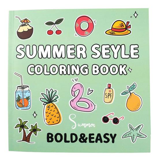 Vuxna Tonåringar Målarbok Enkelsidiga sidor Konstig design Högupplöst utskrift Stressavlastning Avslappning Ritning