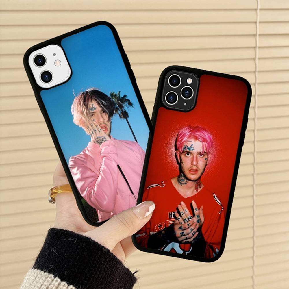 Lil Peep Hellboy Love PC+TPU Phone Case For iPhone 17 16 15 14 13 12 11 Pro Max Plus Kawaii Cartoon Cover