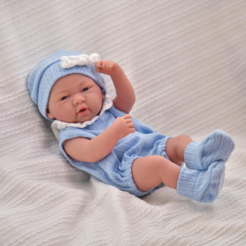 35CM Wasbare Levensechte Zachte Handgeschilderde Simulatie Baby Reborn Pop Kinderen Begeleiden Speelpop