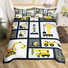 Truck Bedding Boy Cars Duvet Cover Set For Kids Girls Teens Freestyle Truck Decor Comforter Cover Blue Quilt Cover Bedding Decor