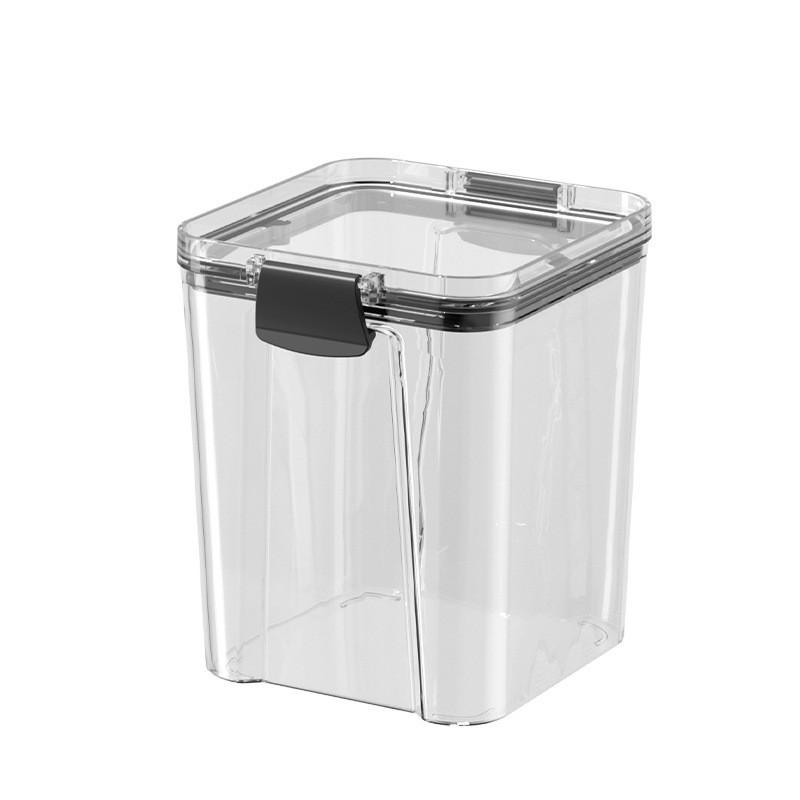 460-1800ml Kitchen Stackable Sealed Jars Kitchen Grain Storage Plastic Multigrain Tank Bottle Dried Fruit Tea Storage Containers