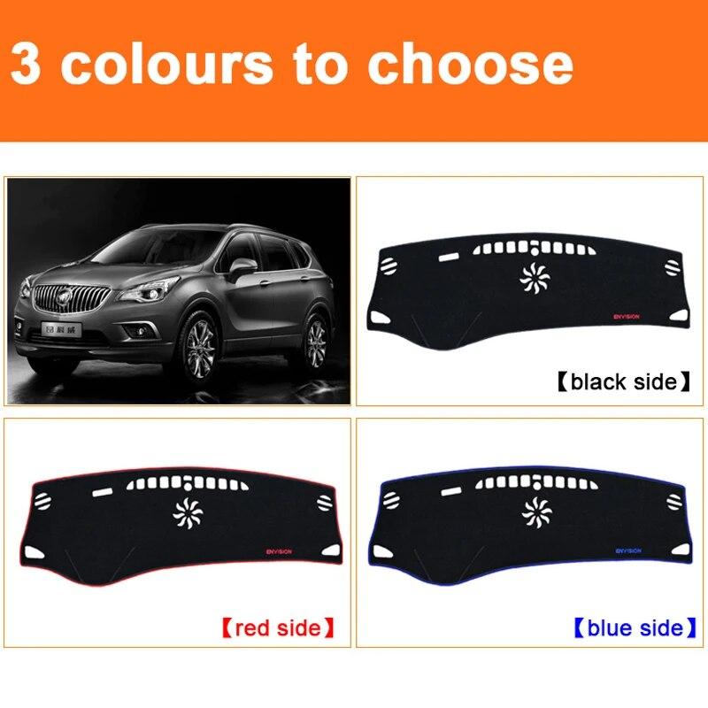 For Buick ENVISION 2014 2015 2016 2017 2018   Car Dashboard Cover Mat Avoid Light Sun Shade Pad Instrument Panel Carpet