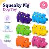 Interactive Latex Spot Grunting Pig Toy Soft Dog Chew Toy  For Small Medium Large Dog