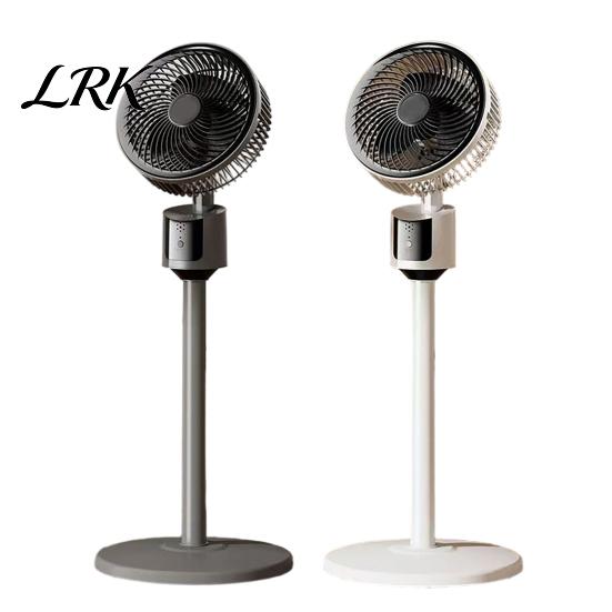 Anti-tip Base Fan Mini Floor Fan, Portable USB Air Circulation for Home Office, 3 Wide Angle Blade Speed Quiet Stand with 5m Airflow, Oscillating