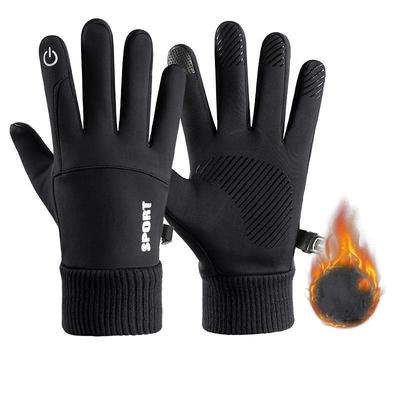 Warme Winter-Angelhandschuhe für Herren, wasserdicht, thermische Anti-Rutsch-Touchscreen-Handschuhe für Laufen im Freien, Radfahren, Ski, Snowboard