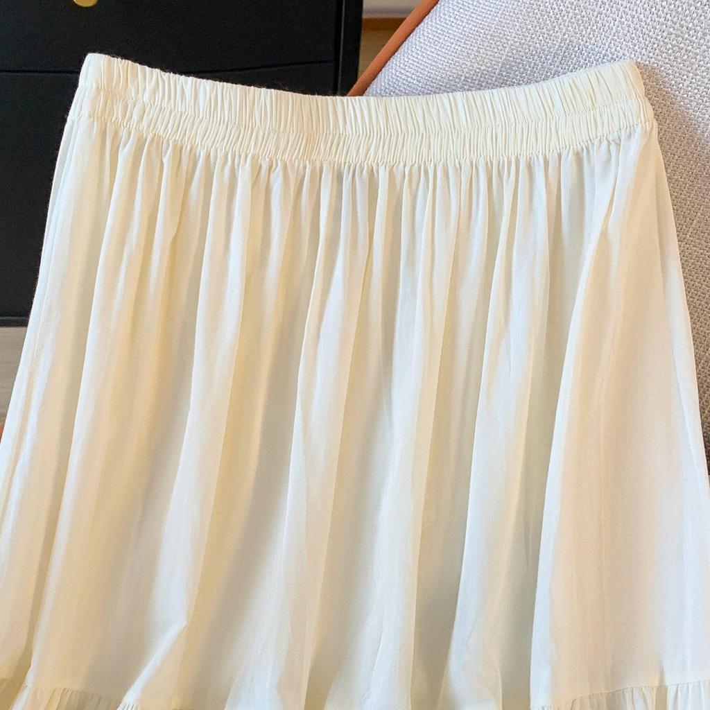 Retro Forest-Style Lace Mesh Cotton Midi Skirt for Women