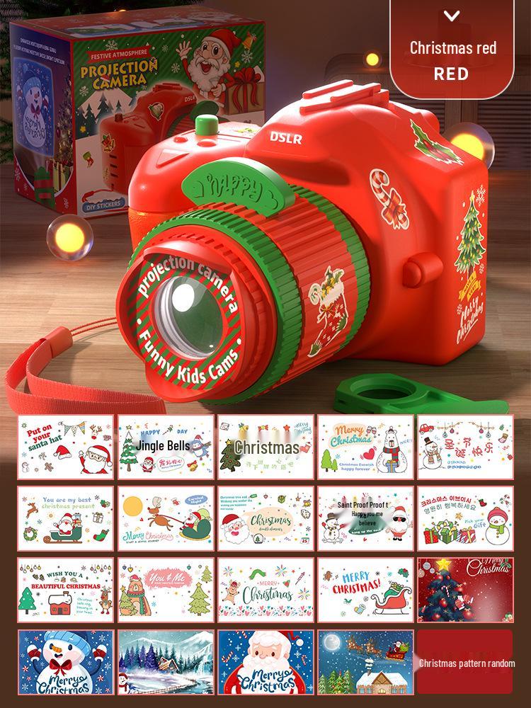 Christmas Luminous Projection Flashlight Toy for Kids