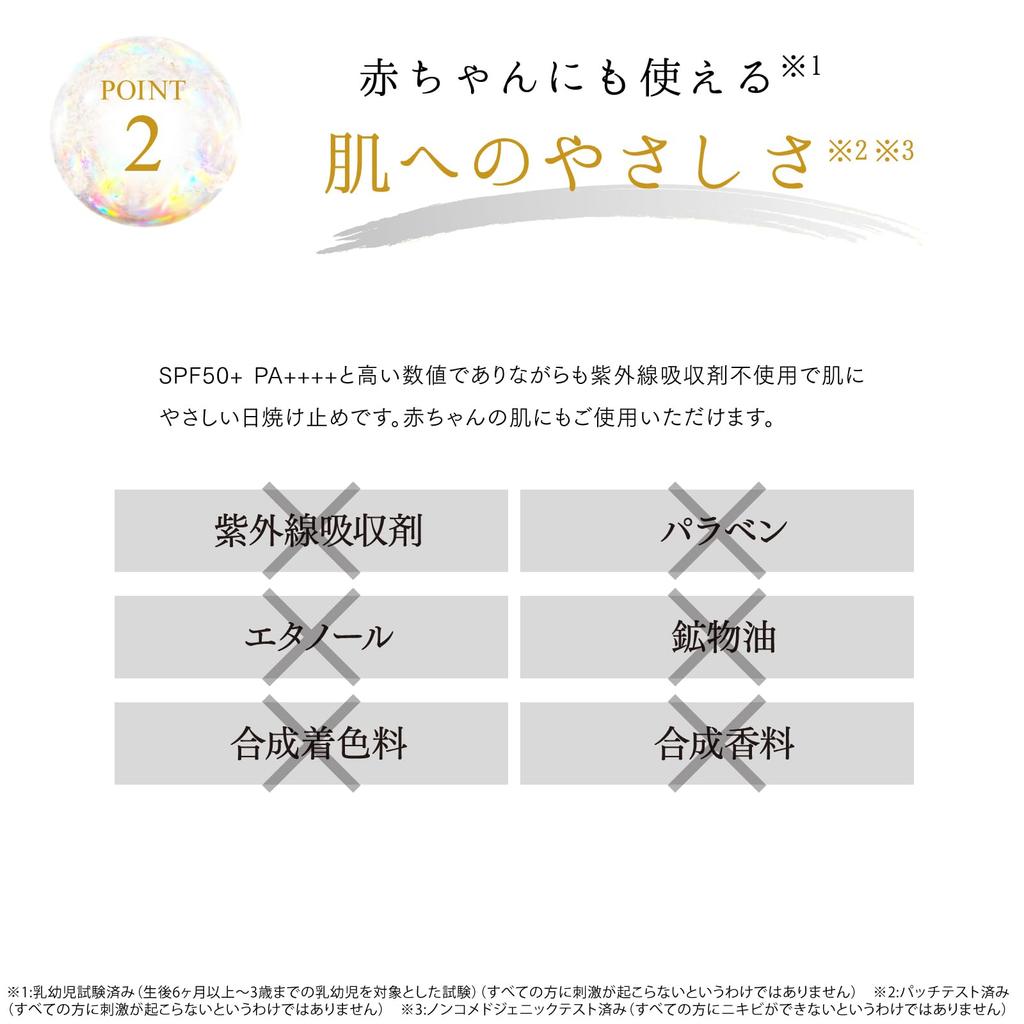 Love me Touch Silky UV Milk Sunscreen SPF50 50g Non-Chemical