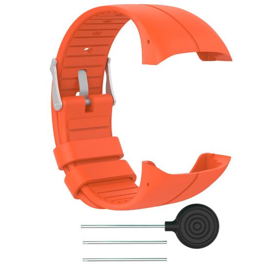 Watch Band Adjustable Waterproof Silicone Waterproof Wrist Strap for Polar M400/M430 GPS Sport
