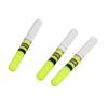 6PCS LED Fishing Float Lights Luminous Red Green Fishing Floats 4*0.5cm Cylindrical Fishing Glow Sticks Saltwater Fishing