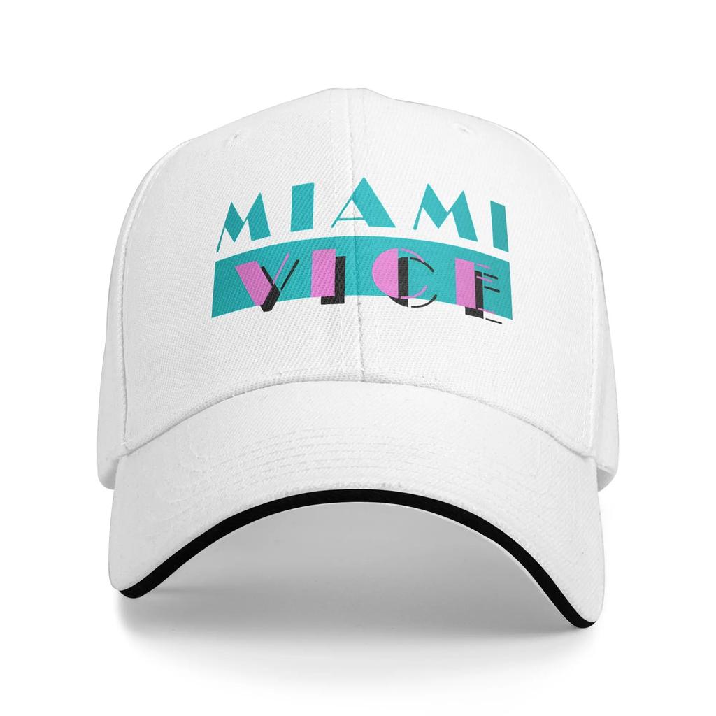 New Miami Vices Golf Hat for Men Women Headwear  Formal Golf Adjustable Fit Sun Hats