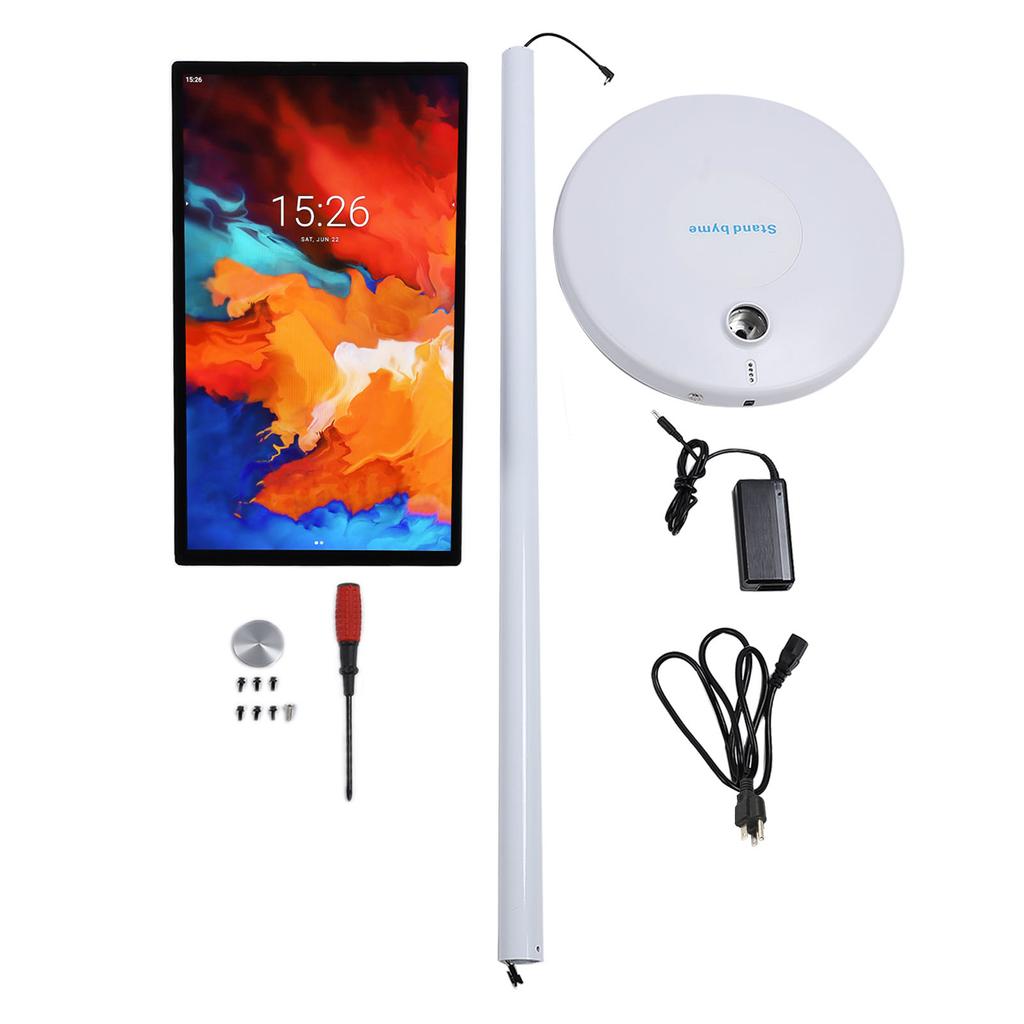 24 Inch Smart Screen with Pole Stand 5MP Camera 6+128G Movable Touch Display Screen for Live