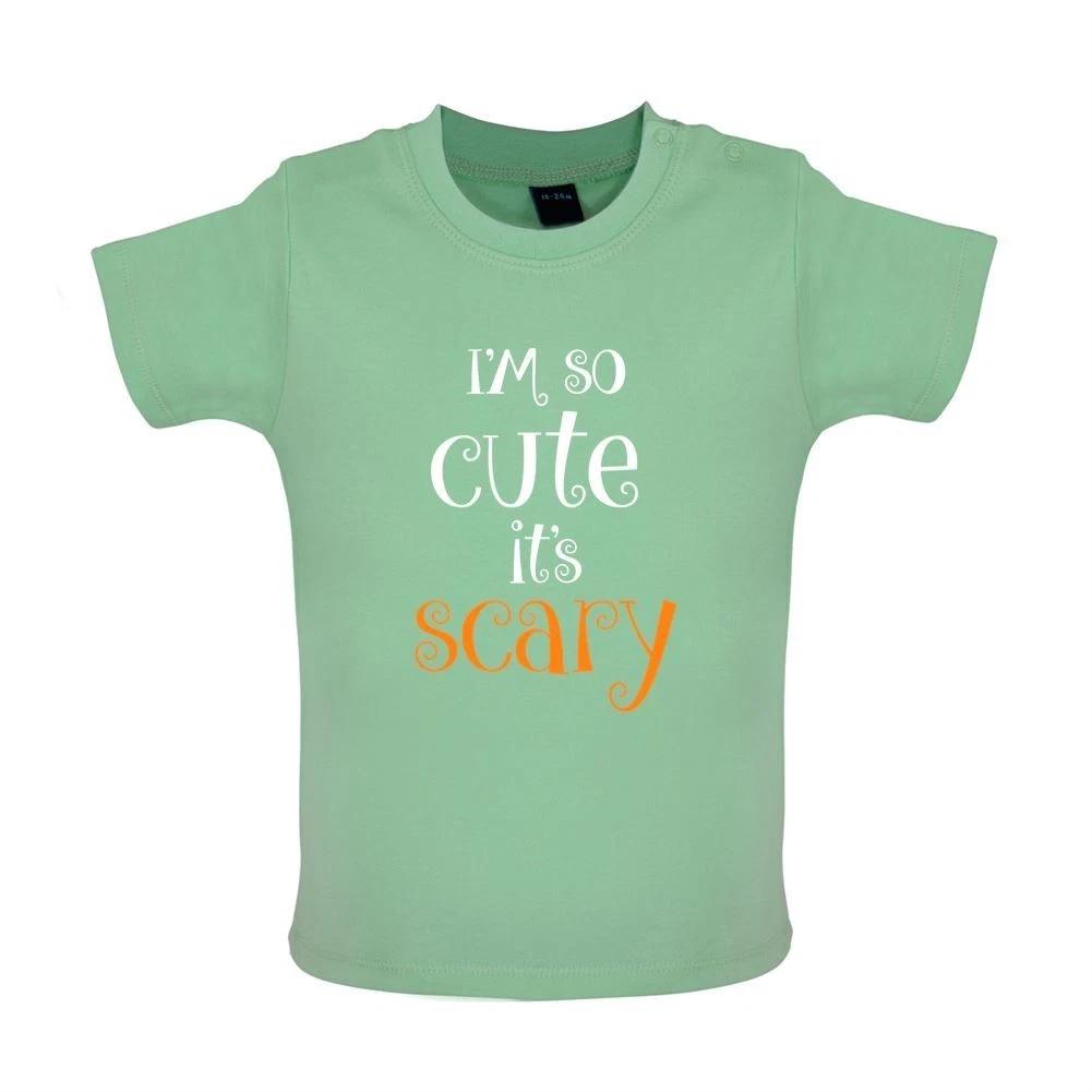 I m So Cute It s Scary - Kids T-Shirt Tees Top - Funny Halloween Slogan 140