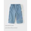 David Bella Kidsren's Denim Pants 2026 Spring New Style Girls' Pants Straight Wide-Leg Pants Casual Pants